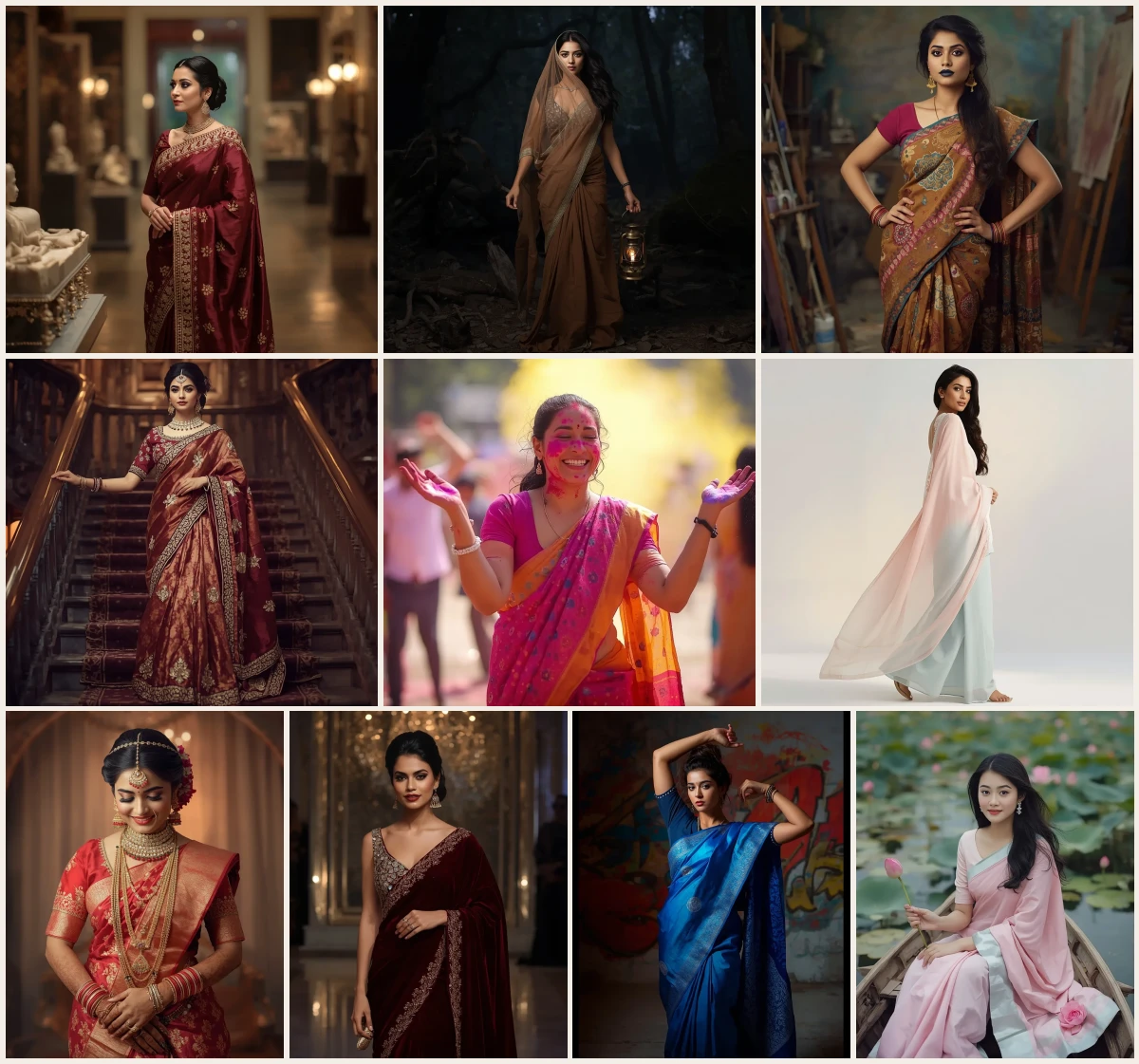 Top 10 Retro Style Prompt for Gemini Girl in Saree Instagram AI Prompts – Retro Style Gemini Girl in Saree Instagram prompts – 10 AI prompt examples