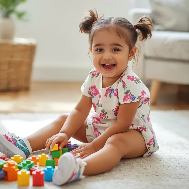 Cute Floral Print Romper for a Young Girl’s Playdate | prompt for gemini girl instagram